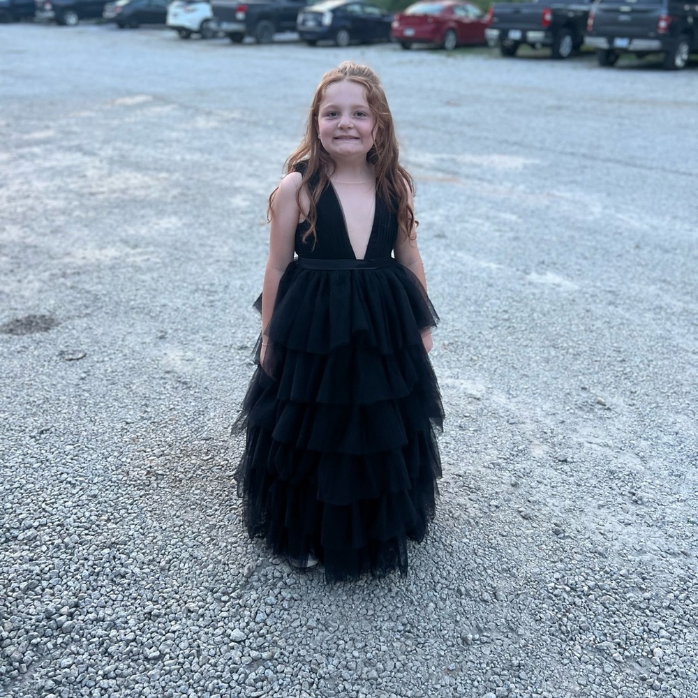 JJs House Black Kids Formal Dress